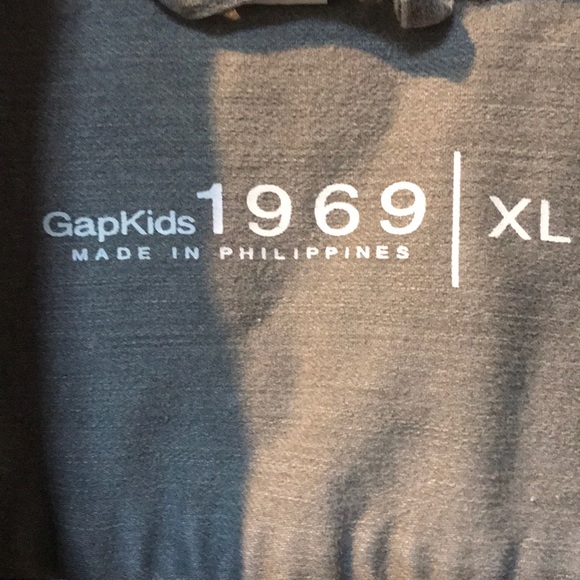 GAP KIDS 1969 Soft Grey Jean Jacket size XL - Picture 3 of 4